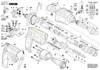 Bosch 3 611 B5A 406 Gbh 2000 Rotary Hammer 2 Kg 230 V / Eu Spare Parts